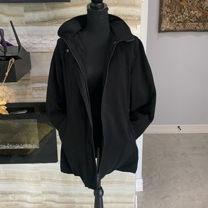 J. Percy‎ Black Hooded Winter Jacket Size Small